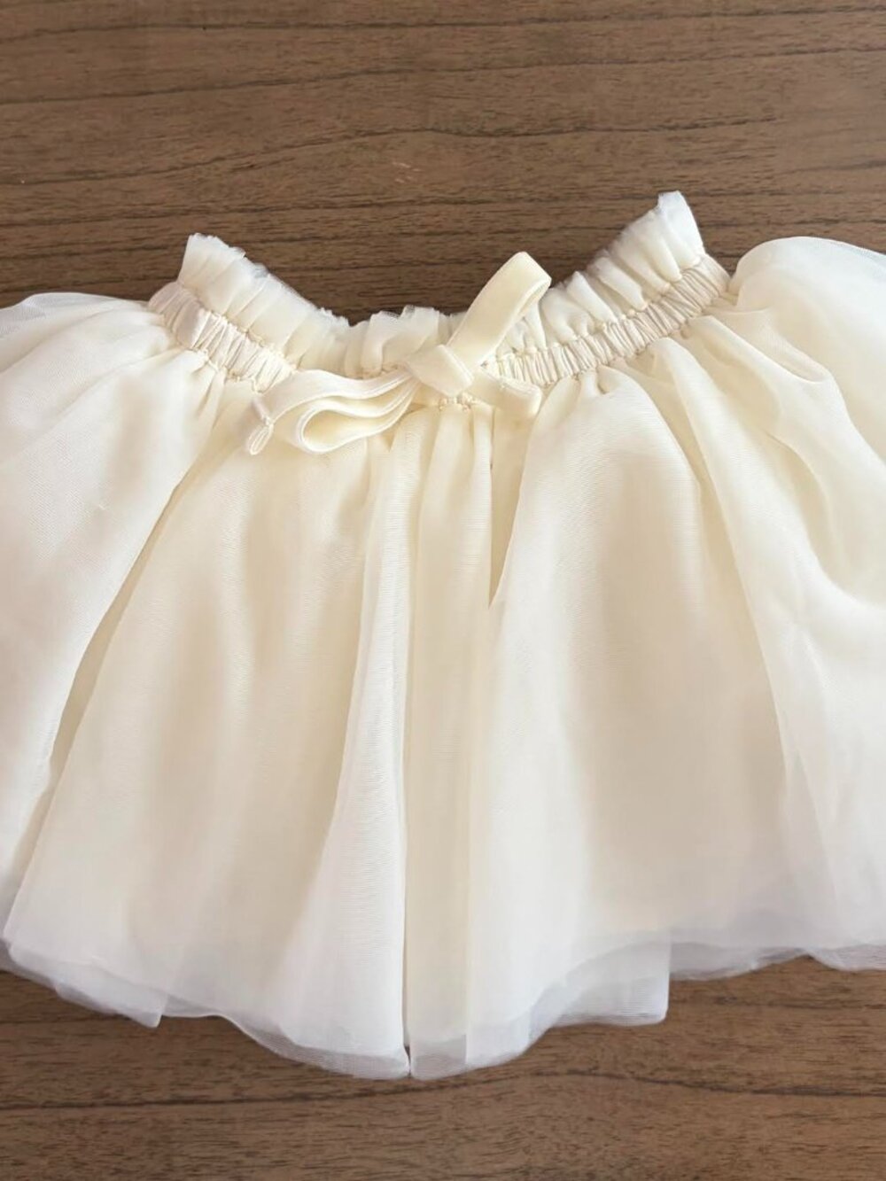 Jamie Kay Marshmallow Tulle Tutu 6-12 Mo.